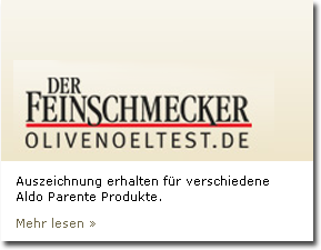 Auszeichnungen für Aldo Parente Produkte